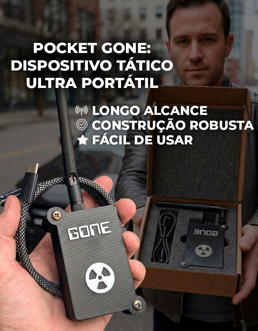 Pocket Gone – Controle Discreto de Som Bluetooth